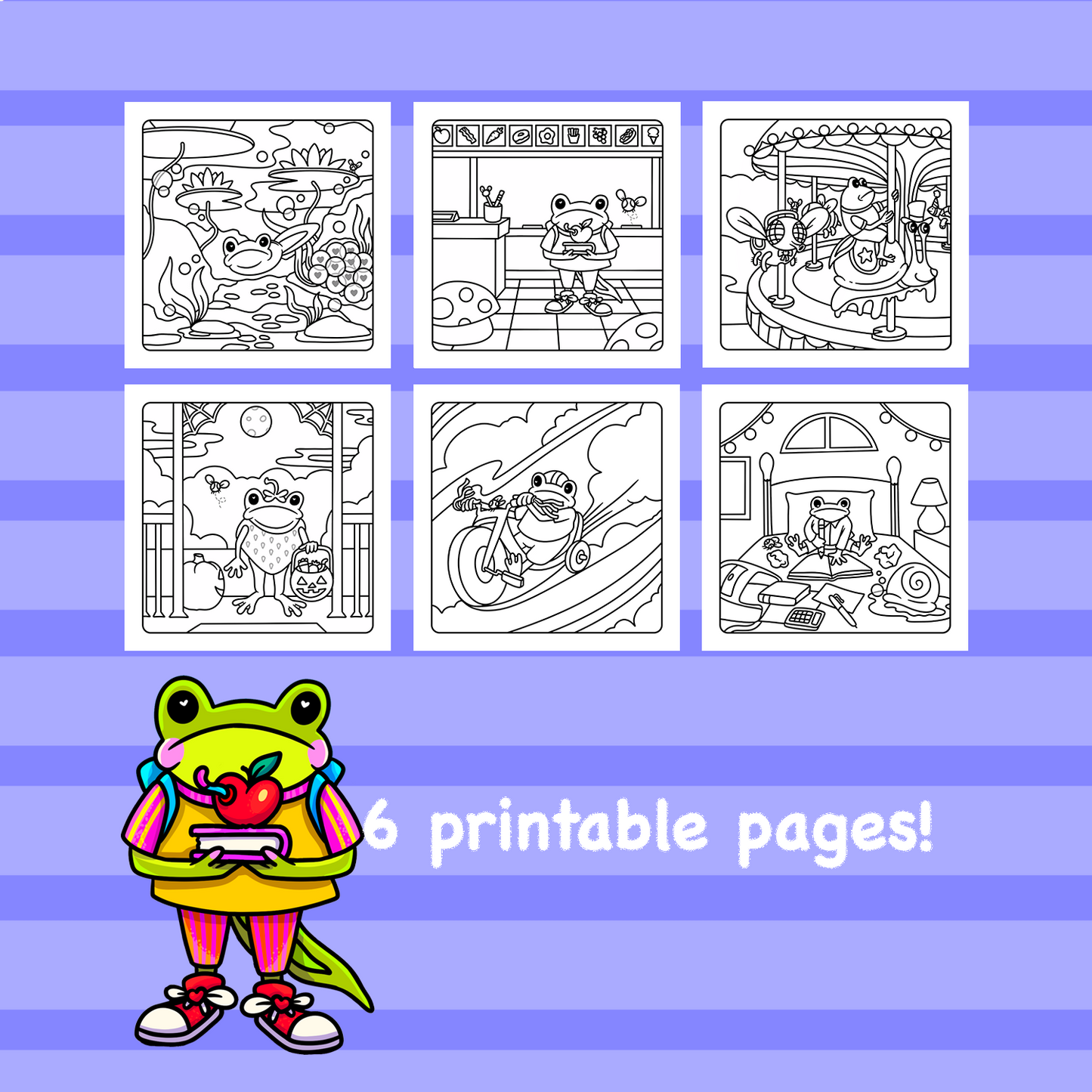 Just A Tadpole Printable Pages