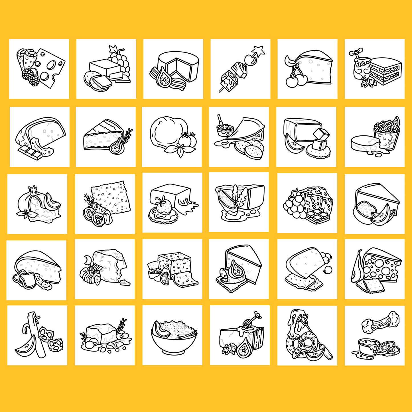 Bovie's Cheese Printable Pages