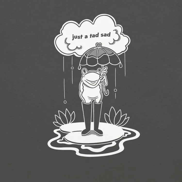 Just A Tad Sad Cropped T-Shirt