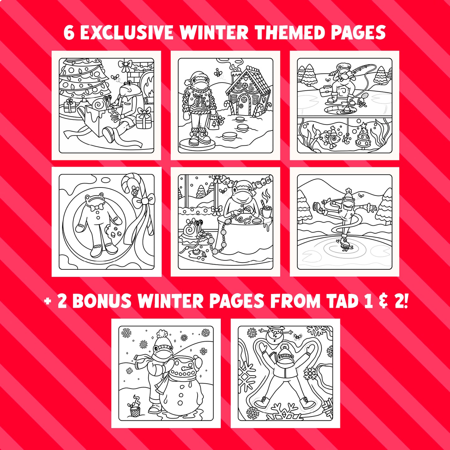 Just A Tad Cozy Printable Pages