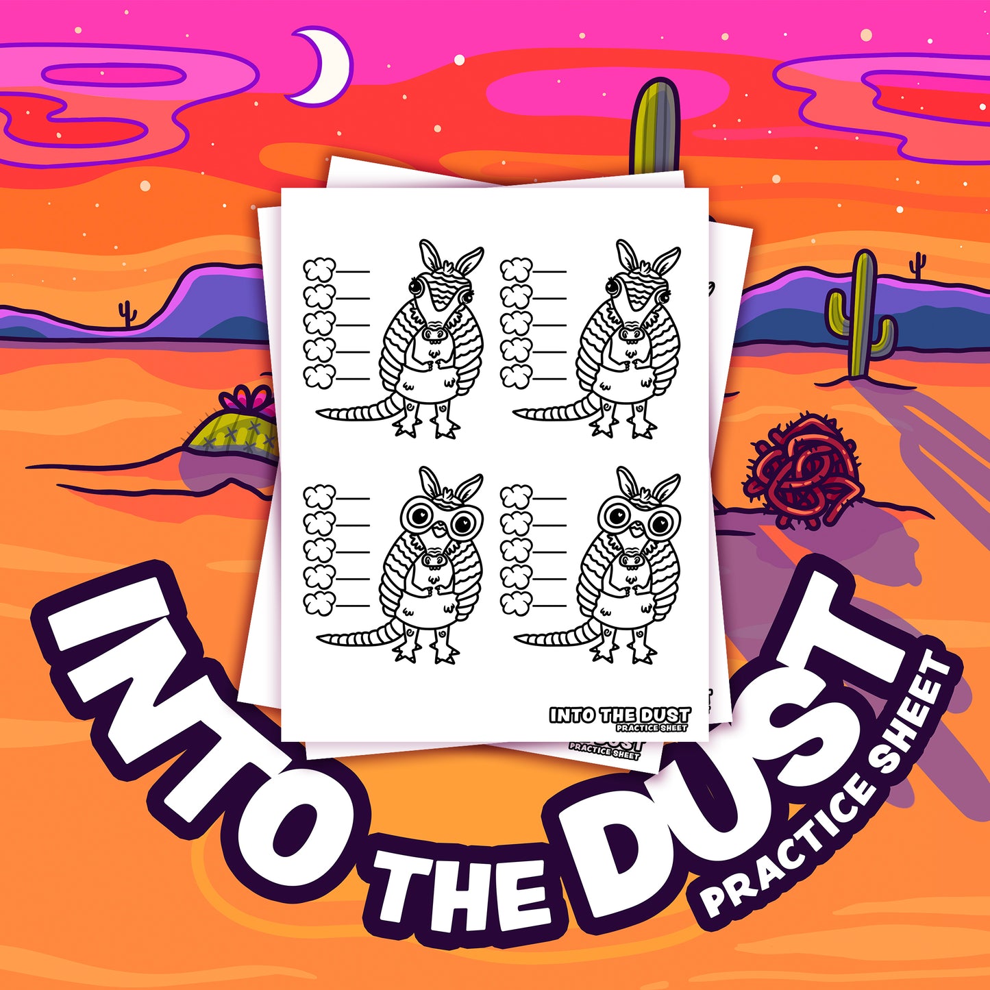 Into the Dust Practice Sheet