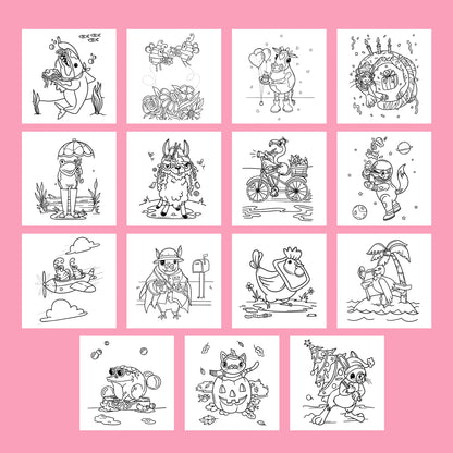 Cute Animals Printable Pages