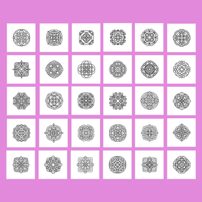 Mini Mandalas Printable Pages