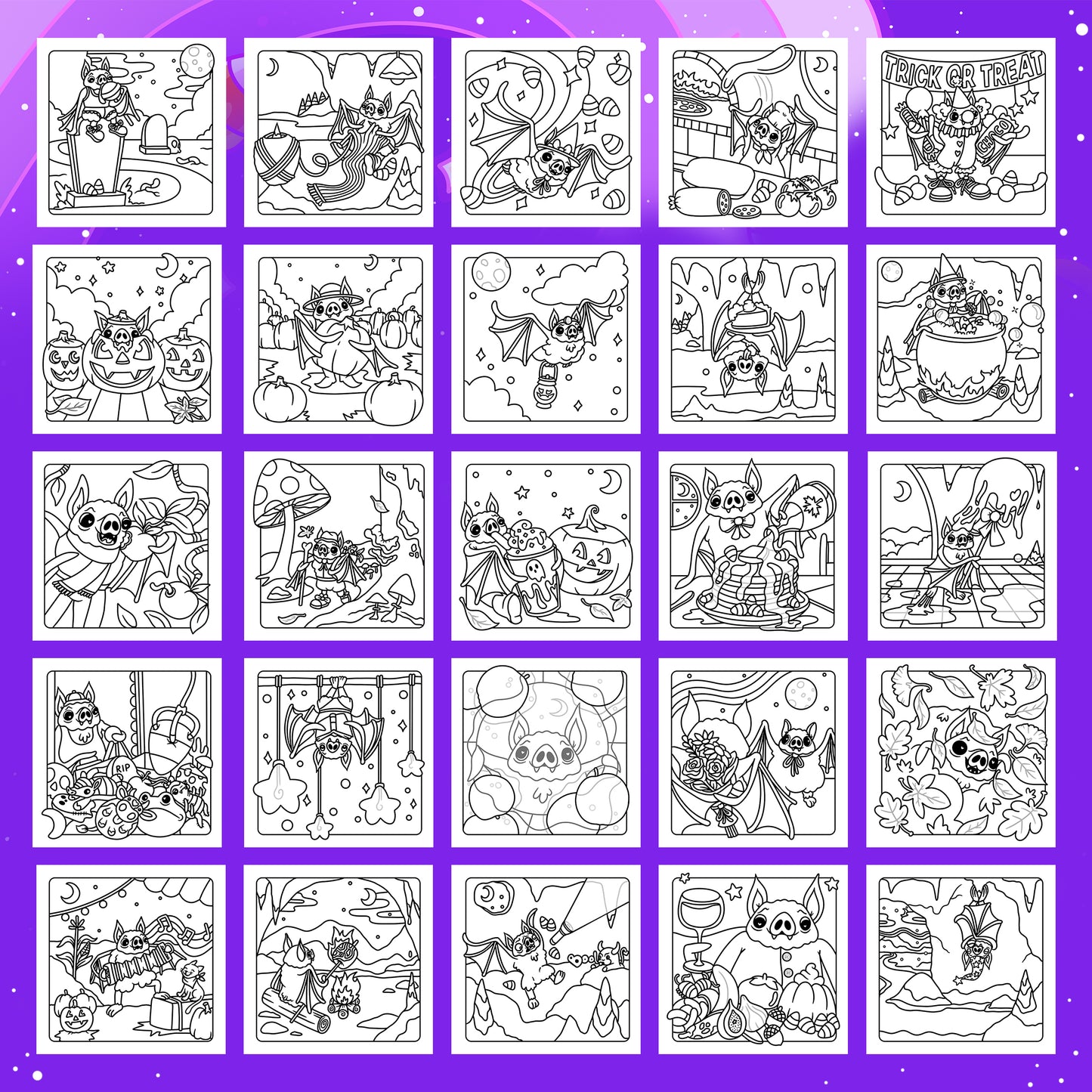 Sugar Moon Nights Printable Pages