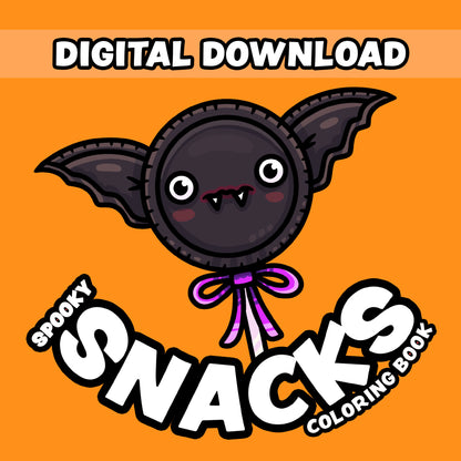 Spooky Snacks Printable Pages