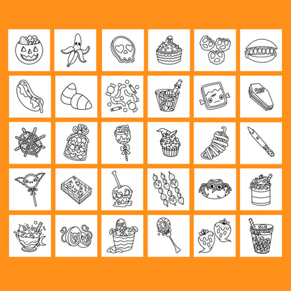 Spooky Snacks Printable Pages