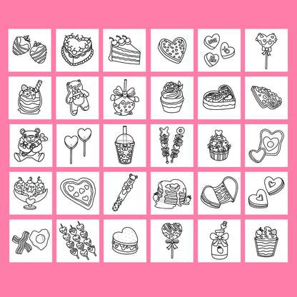 Sweet Valentine Printable Pages