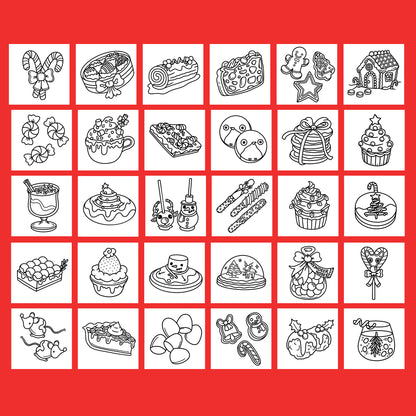 Holiday Sweets Printable Pages