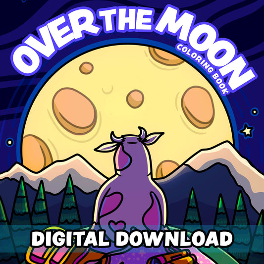 Over the Moon Printable Pages