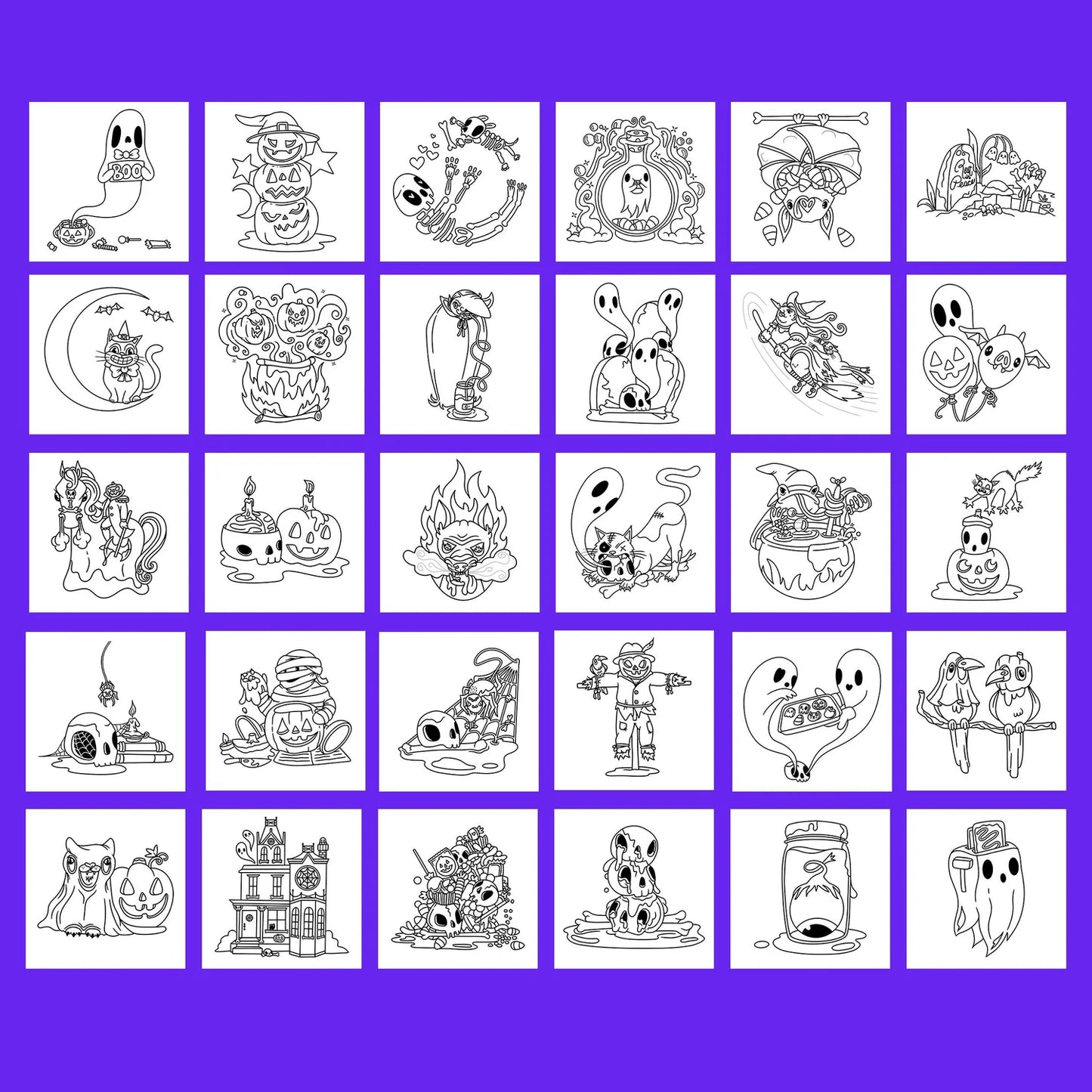 Cute & Spooky Printable Pages