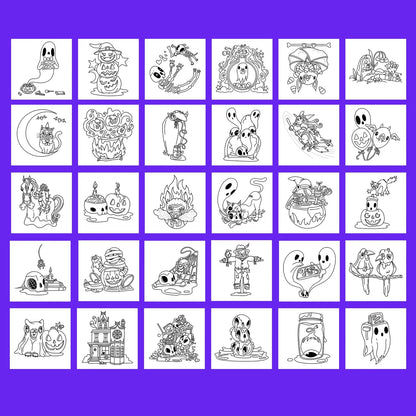 Cute & Spooky Printable Pages