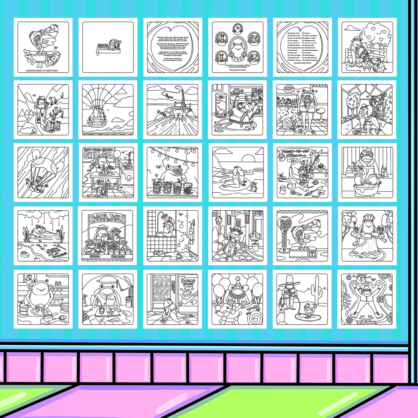 Just A Tad 2 Printable Pages