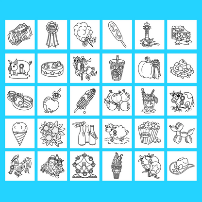 Fun At The Fair Printable Pages